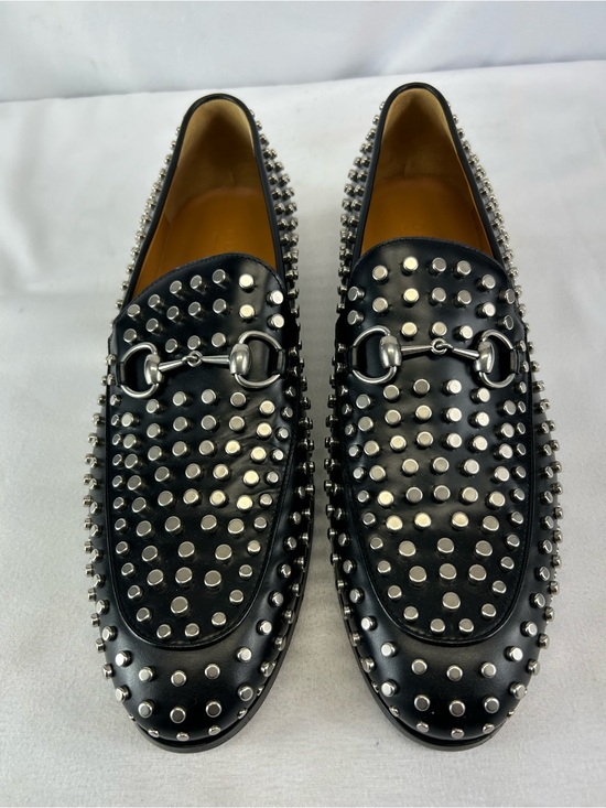 Gucci Horsebit studded leather loafers main image 4